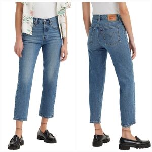 Levi's 501 Original Cropped High Rise Straight Leg Jeans size 31